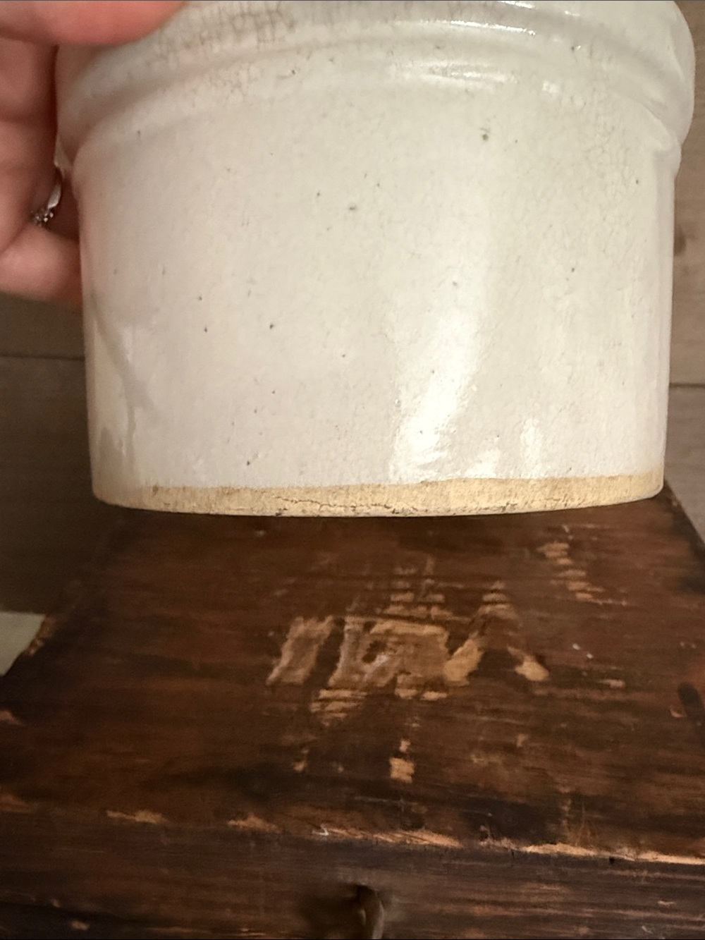 Antique Stoneware Crock - Picture 9 of 9